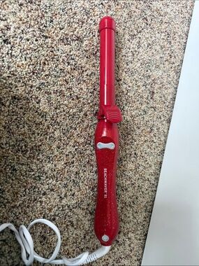 Beachwaver B1 Red Glitter Curling Iron